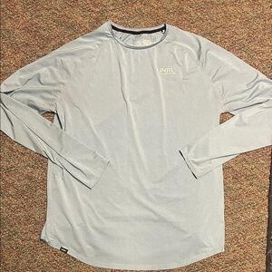 UNRL Men's Light Blue Long Sleeve Shirt